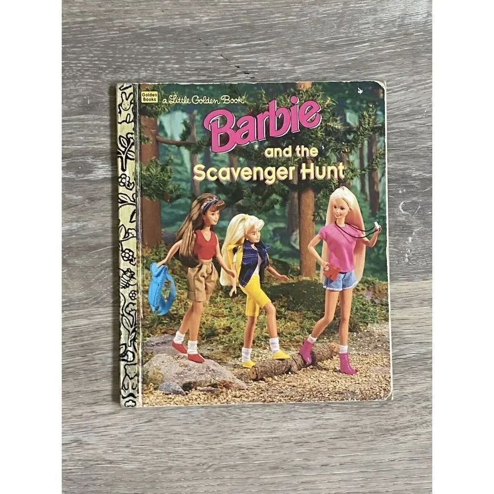 A Little Golden Book Barbie and the Scavenger Hunt 1996